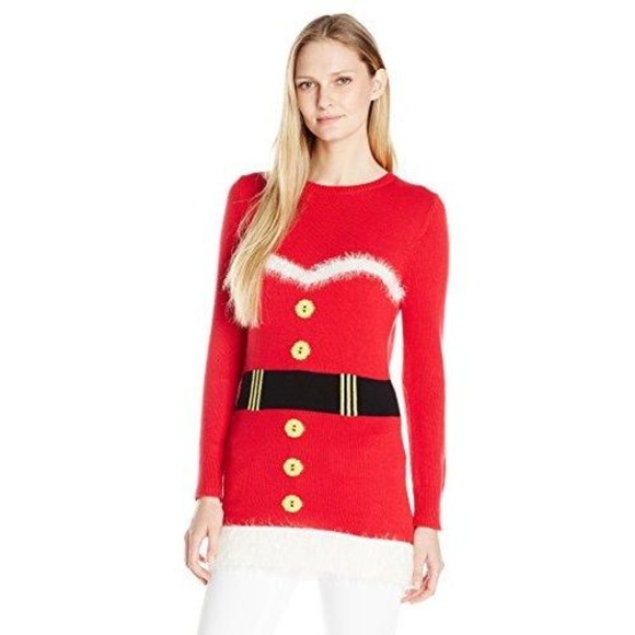 Isabella's Closet Sweaters - NWT Ugly Christmas Sweater Tunic Santa Baby Suit M